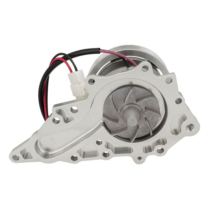 Proflow Water Pump Electric Billet Aluminium, Polished, suits Toyota Supra 1JZ, 2JZ 132 LPM/35 GPM at 12 Volts, Each - PFEBEW5010