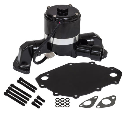 Proflow Water Pump, Electric, Aluminium, Black, 132 LPM/35 GPM at 12 Volts, BB For Ford 429-460, Each - PFEBEW5504 PFEBEW5504