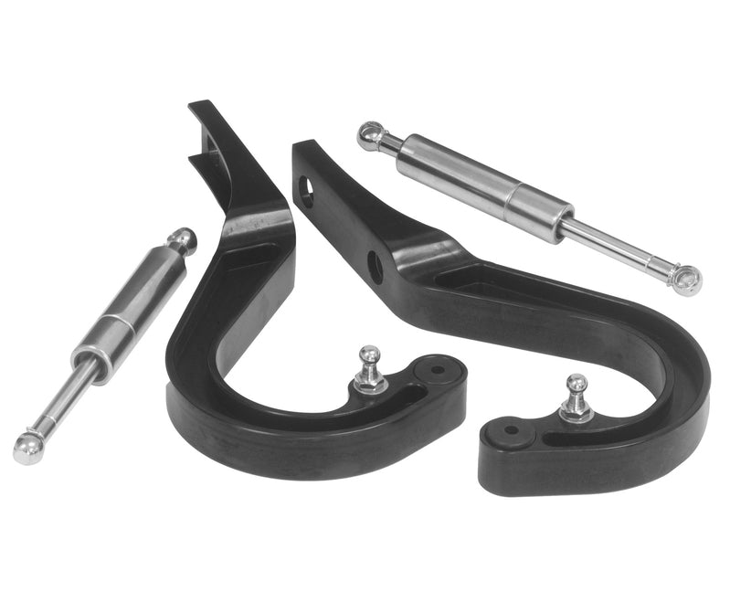 Proflow Boot Hinge Kit, Billet Aluminium Chev Camaro 67-69, Black - PFEBHGM05BK PFEBHGM05BK