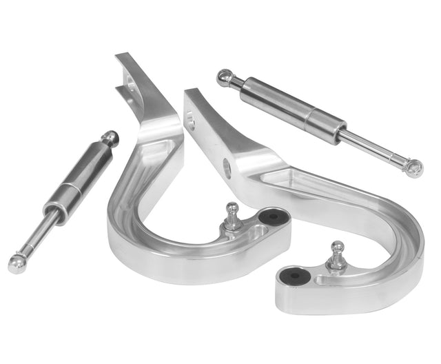 Proflow Boot Hinge Kit, Billet Aluminium Chev Camaro 67-69, Polished - PFEBHGM05P PFEBHGM05P
