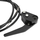 Proflow Universal Bear Jaw Door Latch Release , Black Handle with Cable Kit - PFEBJ-5BK