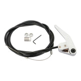 Proflow Universal Bear Jaw Door Latch Release, Boot Release, Chrome Handle with Cable Kit - PFEBJ-5 PFEBJ-5