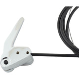 Proflow Universal Bear Jaw Door Latch Release, Boot Release, Chrome Handle with Cable Kit - PFEBJ-5