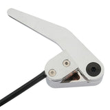 Proflow Universal Bear Jaw Door Latch Release, Boot Release, Chrome Handle with Cable Kit - PFEBJ-5