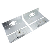 Proflow Universal Standard Bear Jaw Car Door Latch Kit, With Striker Plates, Zinc Plated, Two Stage Latch. Kit - PFEBJ-7