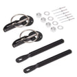Proflow Bonnet Hood Pins, Quick Release, Aluminium, Black, Kit - PFEBL700 PFEBL700