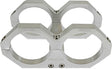 Proflow Fuel Pump Dual Mount Billet Aluminium 044 Bosch Bracket, Silver - PFEBOSBILDUALS PFEBOSBILDUALS
