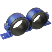 Proflow Fuel Pump Dual Mount Dual Bosch 044 Bracket, Blue - PFEBOSDUALBKTBL PFEBOSDUALBKTBL