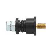 Proflow Electrical Bulkhead Connectors, Terminals, HDPE, Black, Pair - PFEBT-0102