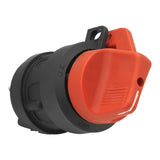 Proflow The Big Round Battery Disconnect Switch, On-Off, Plastic, Red/Black Marine Style with lock hole, 12v - 36v, 300Amp - PFEBT-047 PFEBT-047