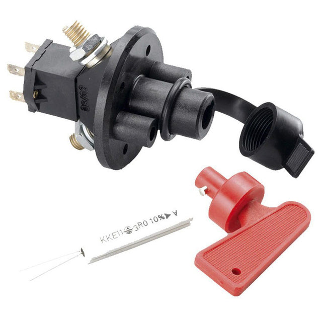 Proflow Master Battery Isolator Switch with Ignition Isolation 2 Position On-Off, 12v 200Amp - PFEBT-107 PFEBT-107