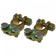 Proflow Battery Terminals, Top-Mount, Brass, Pair - PFEBT-320 PFEBT-320