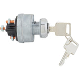 Proflow Universal Ignition Switch, Stainless Bezel, 2-Way, GM Style, Set - PFEBT-410BK
