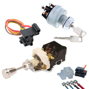Proflow Universal Ignition Switch Kit, Headlight Switch and 3 way Ignition Start, Kit - PFEBT-420BK