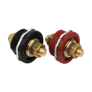 Proflow Battery Connector Kit, Thru-panel, Red & Black Set - PFEBT-741445