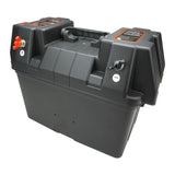 Proflow Battery Box Kit , Portable Power Storage Marine, Cig & USB Socket, Volt Meter Display, 16A ,External Size 435W x 265D x 330H . - PFEBT-880 PFEBT-880