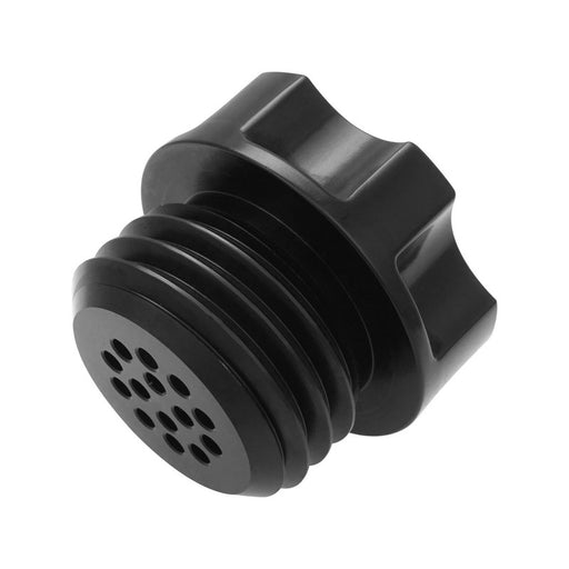 Proflow Oil Cap Breather, For Ford Falcon Barra 4.0L, -10AN, Screw-on, Billet Aluminium, Black - PFECC-CAPBA