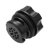 Proflow Oil Cap Breather, For Holden Commodore LS, -10AN, Twist-on, Billet Aluminium, Black - PFECC-CAPLS