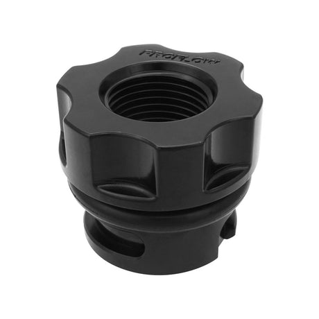 Proflow Oil Cap Breather, For Holden Commodore LS, -10AN, Twist-on, Billet Aluminium, Black - PFECC-CAPLS PFECC-CAPLS