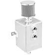 Proflow Oil Breather 1 Lt Tank, Catch Can, Square Aluminium, Natural, Filtered Breather, Universal, Each - PFECC1 PFECC1