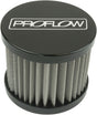 Proflow Oil Breather Filter Billet -08AN Female Thread, 60x50mm, Black - PFECCB-3BK PFECCB-3BK
