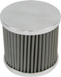 Proflow Oil Breather Filter Billet -08AN Female Thread, 60x50mm, Polished - PFECCB-3 PFECCB-3