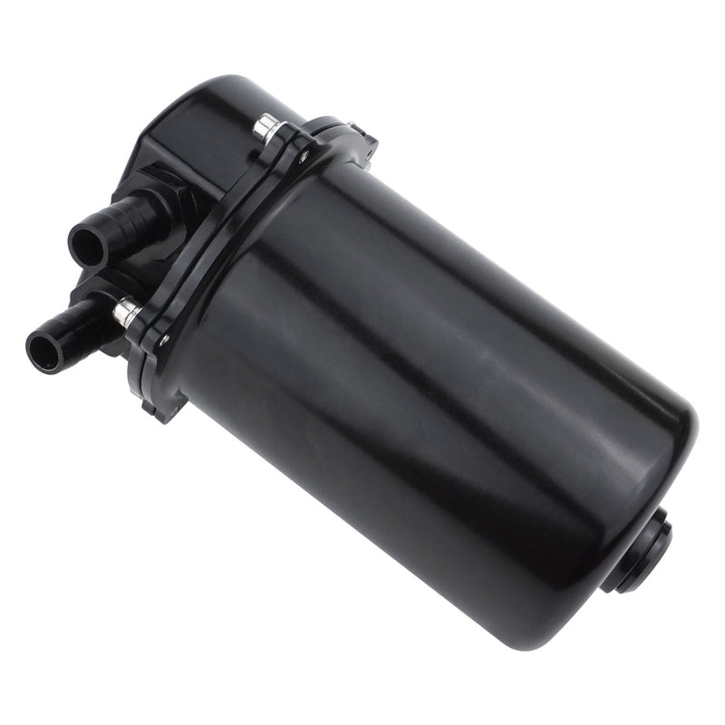 Proflow Catch Can Kit, Oil Separator, Baffled, Recirculating, 500mL, Billet Aluminium, Universal - PFECCT-500BK