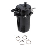 Proflow Catch Can Kit, Oil Separator, Baffled, Recirculating, 500mL, Billet Aluminium, Universal - PFECCT-500BK
