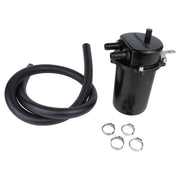 Proflow Catch Can Kit, Oil Separator, Baffled, Recirculating, 500mL, Billet Aluminium, Universal - PFECCT-500BK