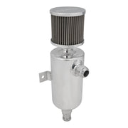 Proflow Oil Breather Tank Pro Aluminium, 650mL, -12AN Male, Polished - PFECCT075AN PFECCT075AN