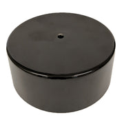 Proflow Carburettor Cover, Aluminium, Carb Cap, Black, 5 1/8 in. Diameter, Each - PFECH9515BK