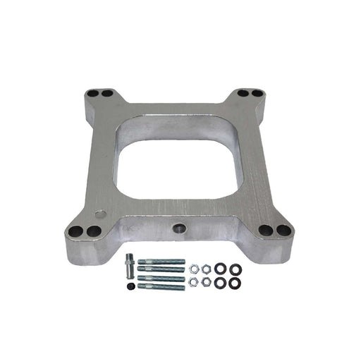 Proflow Aluminium Spacer, 1 inch. Open with Vacuum Port, Holley 4150 Carburettor Spacer, Each - PFECS410 PFECS410