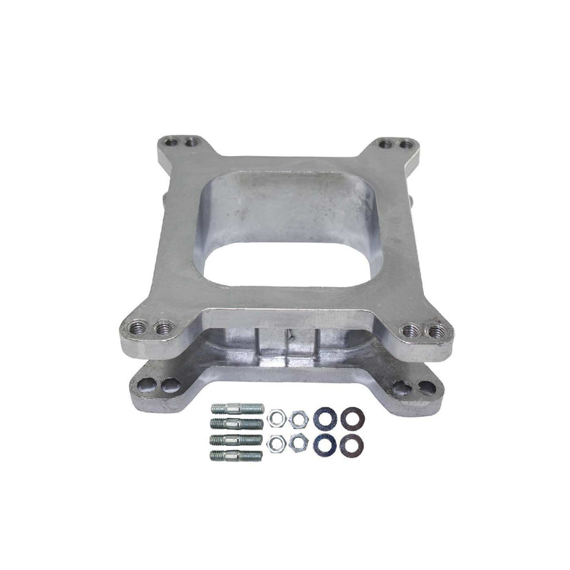Proflow Carburettor Spacer Aluminium 2in. Thick, Open Holley 4150 - PFECS420 PFECS420