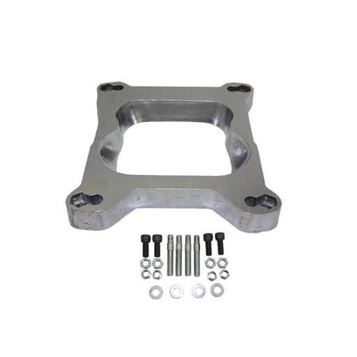 Proflow Carburettor Adaptor Spacer Aluminium 4-Barrel Quadrajet to Holley Open - PFECS500