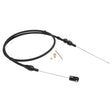 Proflow Throttle Cable, For Holden Commodore LS, Black Braided Stainless Wire, 48 in. Length - PFECSS-LS48-BK PFECSS-LS48-BK