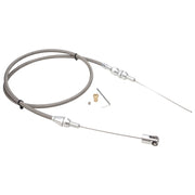 Proflow Throttle Cable, For Holden Commodore LS, Braided Stainless Wire, 48 in. Length - PFECSS-LS48