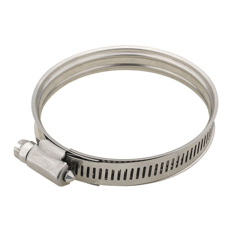 Proflow Dual Bead Hose Clamp, 100-120mm (4.00"-4.70'') Range, Stainless Steel, Each - PFEDBC-100120 PFEDBC-100120