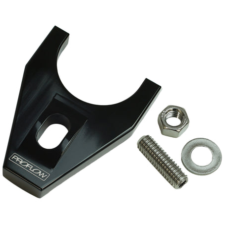 Proflow Distributor Hold-Down Clamp, For Chevrolet SB/BB & Holden V8, Billet Aluminium, Black, Stud Mount - PFEDC032BK PFEDC032BK