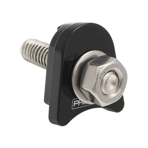 Proflow Distributor Hold-Down Clamp, For Ford Windsor & Cleveland, Billet Aluminium, Black, Stud Mount, Each - PFEDC035BK