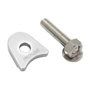 Proflow Distributor Hold-Down Clamp, For Ford Windsor & Cleveland, Billet Aluminium, Polished, Stud Mount, Each - PFEDC035P