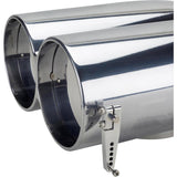 Proflow Carburettor Scoop, Aluminium, Polished, Shot Gun Style, Single/Dual Carburettor, Each - PFEEA5236P PFEEA5236P