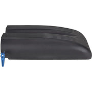 Proflow Carburettor Scoop, Aluminium, Black, Machined Finns, Shot Gun Style, Single/Dual Carburettor, Each - PFEEA5239BK