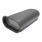 Proflow Carburettor Scoop, Aluminium, Smooth Black, Hilborn-Style, 20'' x 9.75 wide, Single or Dual Carburettor, Each - PFEEA5249BK