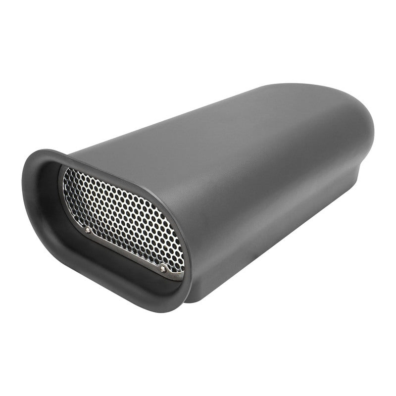 Proflow Carburettor Scoop, Aluminium, Smooth Black, Hilborn-Style, 20'' x 9.75 wide, Single or Dual Carburettor, Each - PFEEA5249BK