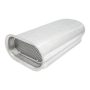 Proflow Carburettor Scoop, Aluminium, Smooth Polished, Hilborn-Style, 20'' x 9.75 wide, Single or Dual Carburettor, Each - PFEEA5249