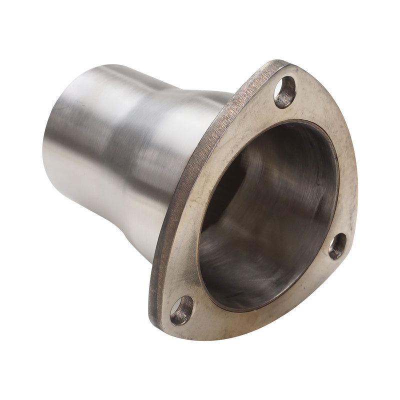Proflow Header Reducers, 3-Bolt Flange, 3 in. Inlet, 2.5in. Outlet, 304 brushed Stainless Steel - PFEECA3020S