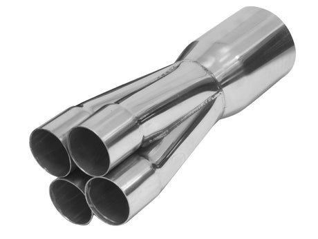 Proflow Exhaust Collector, Merge, Stainless Steel, Slip On, 12in. x 2in. Primary To 3-1/2in. - PFEECS14752SS PFEECS14752SS