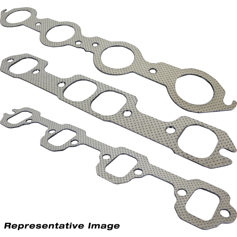 Proflow Exhaust Gaskets, Header, Fibre Laminated, For Ford Cleveland 302-351C 4V, Pair - PFEEGFC4 PFEEGFC4