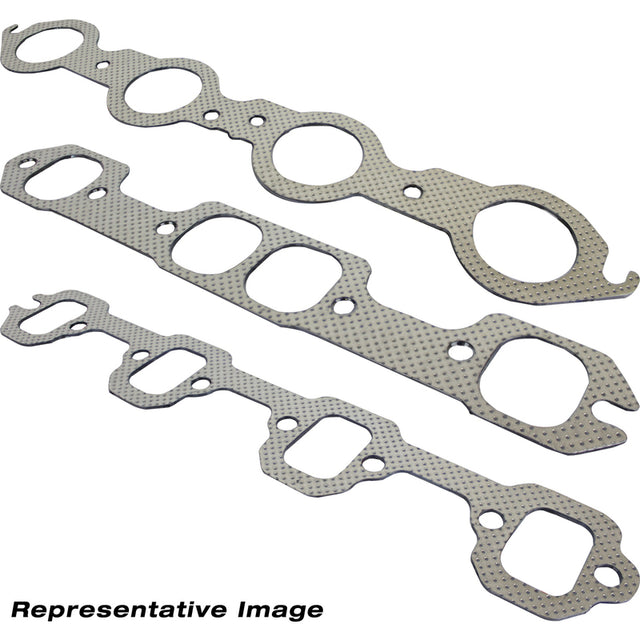 Proflow Exhaust Gaskets, Header, Fibre Laminated, For Ford Cleveland 302-351C 4V, Pair - PFEEGFC4 PFEEGFC4