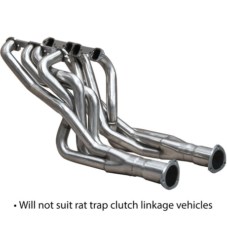 Proflow Exhaust Headers, Stainless Steel, Extractors 253/308 V8 Holden, HQ HJ HX HZ WB, Tuned Length 1-3/4'' Primary, Set - PFEEH5225S PFEEH5225S